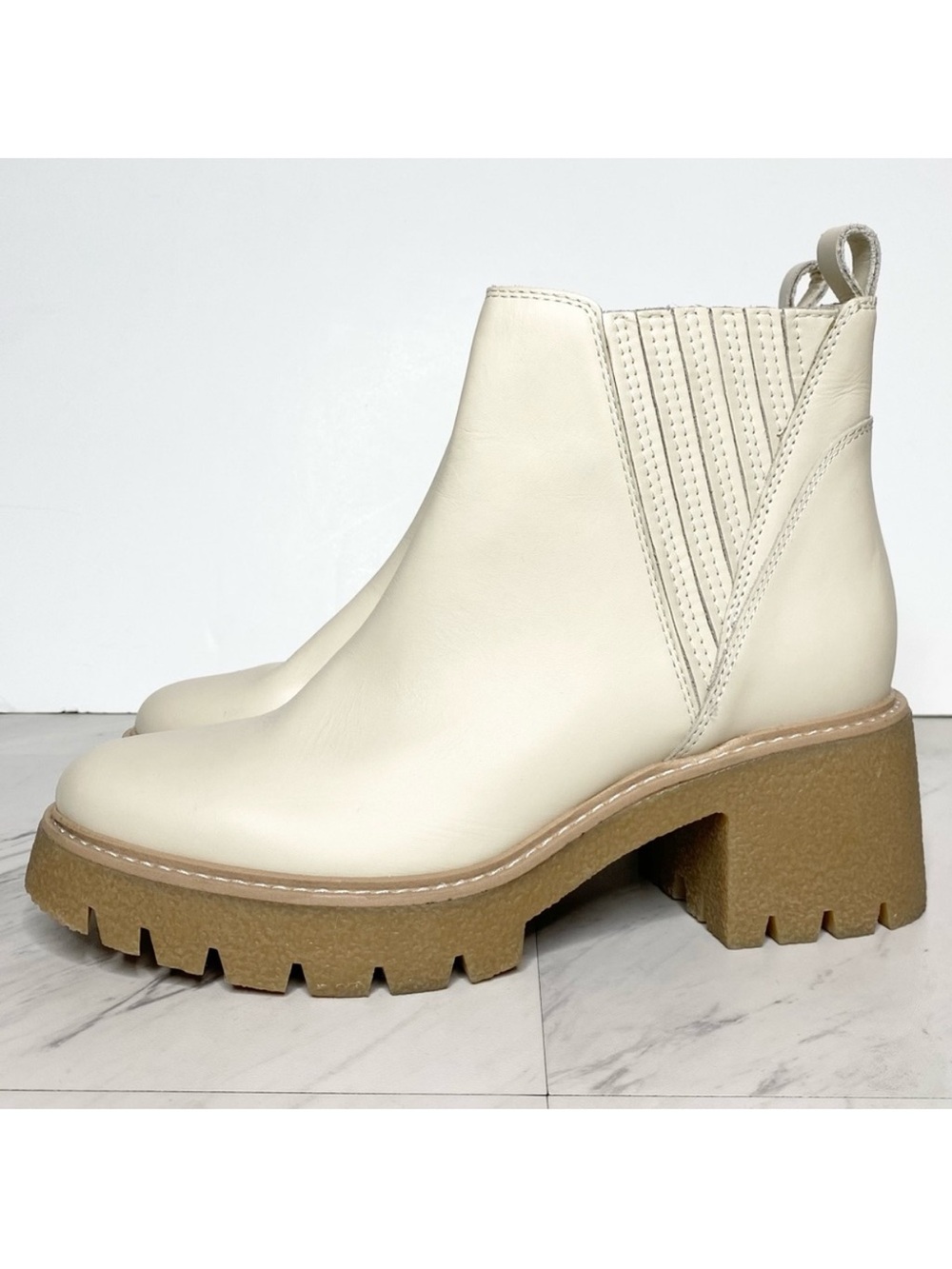 Dolce Vita Harte H2O Leather Heeled Bootie 9
